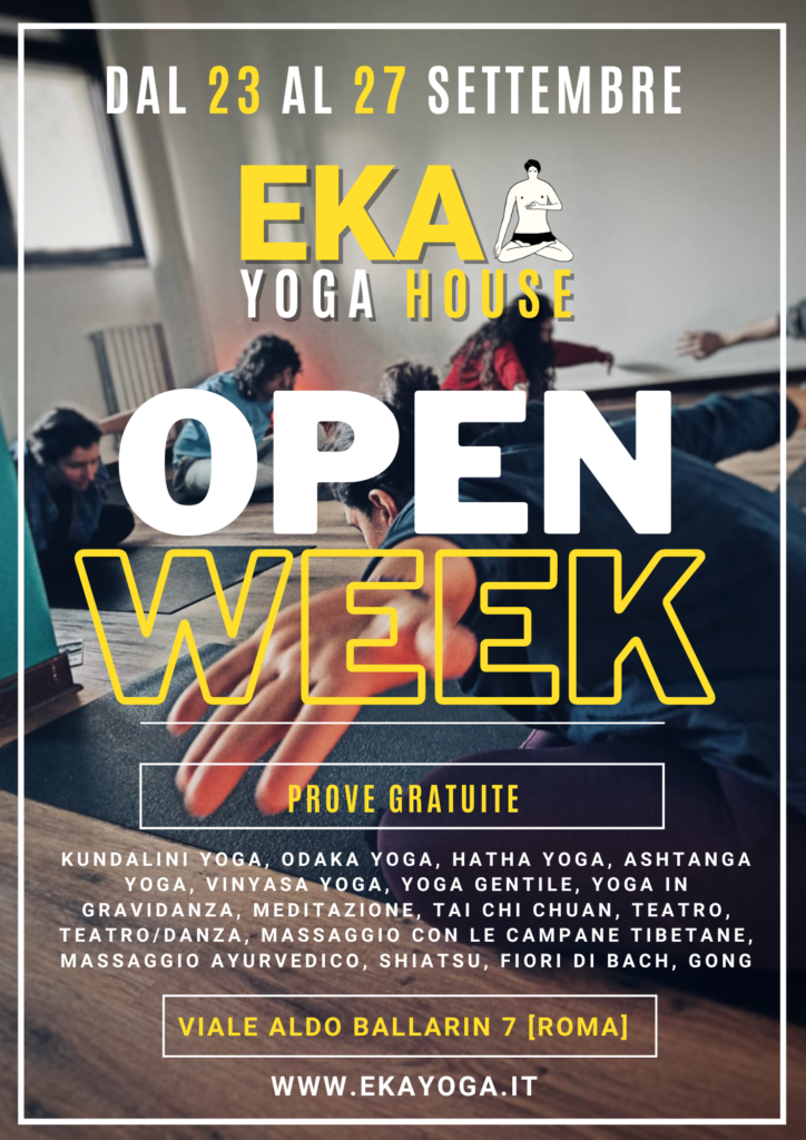 OPEN WEEK [dal 23 al 27/9 2024]